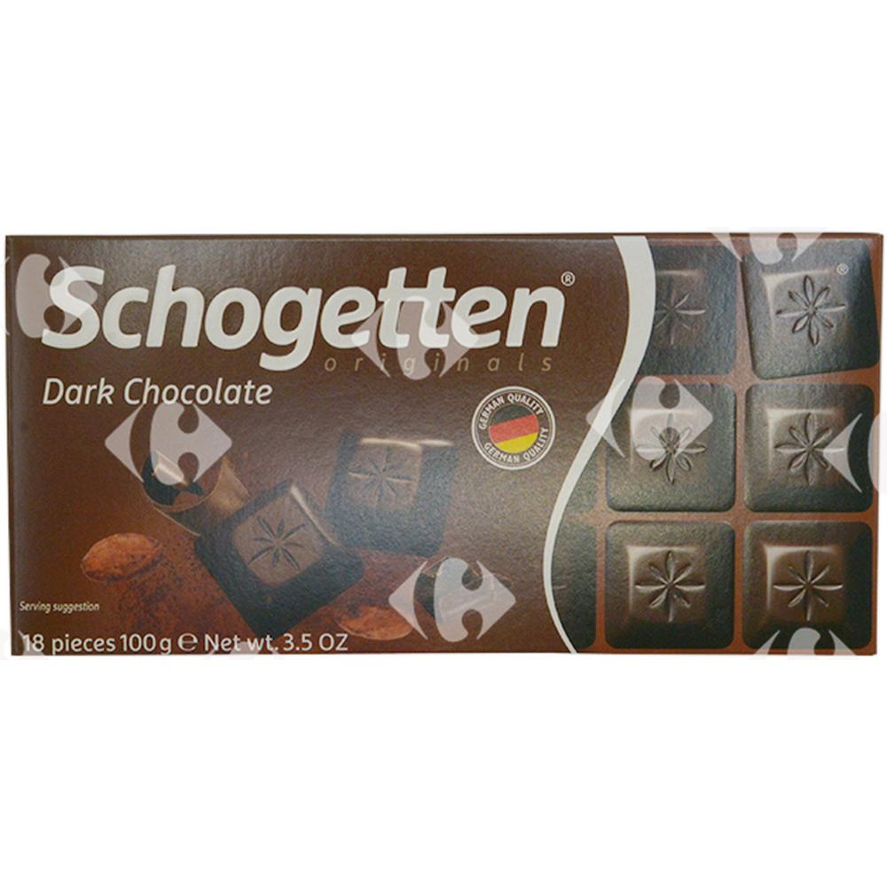 Tablette de Chocolat Noir Schogetten 100g
