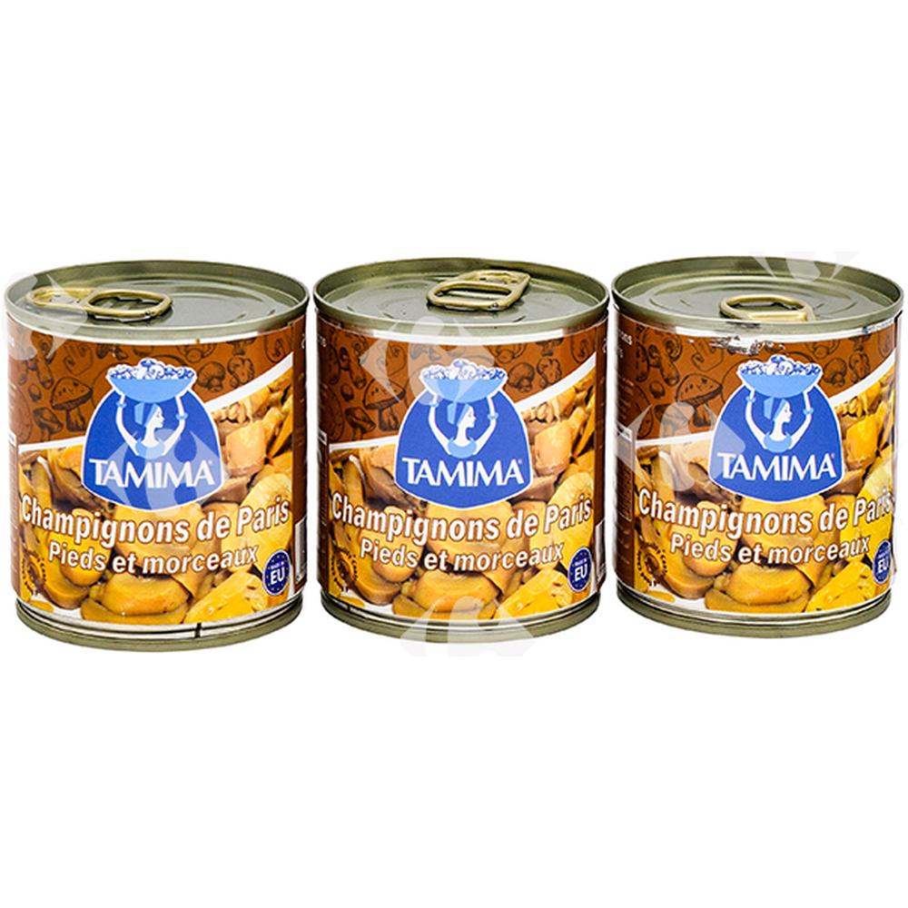 Champignons Pieds et Morceaux Tamima 3x195g
