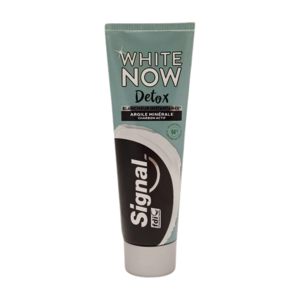 Dentifrice White Now Charbon Argile Signal 75ml