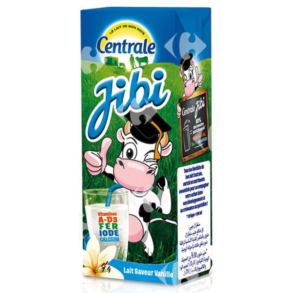Lait Aromatisé Vanille Jibi Danone 200ml