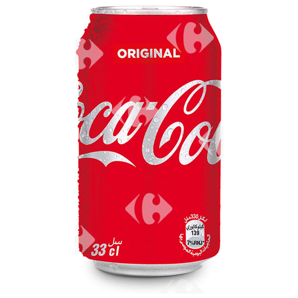 Boisson gazeuse Coca-Cola canette 33cl