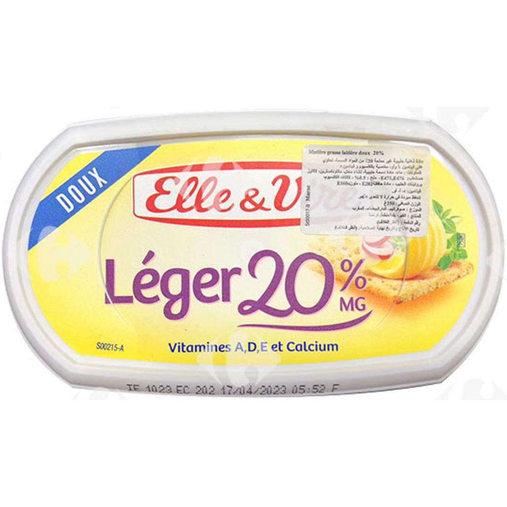 [29668] Beurrier Tendre et Léger 20%Mg Elle Et Vire 250g