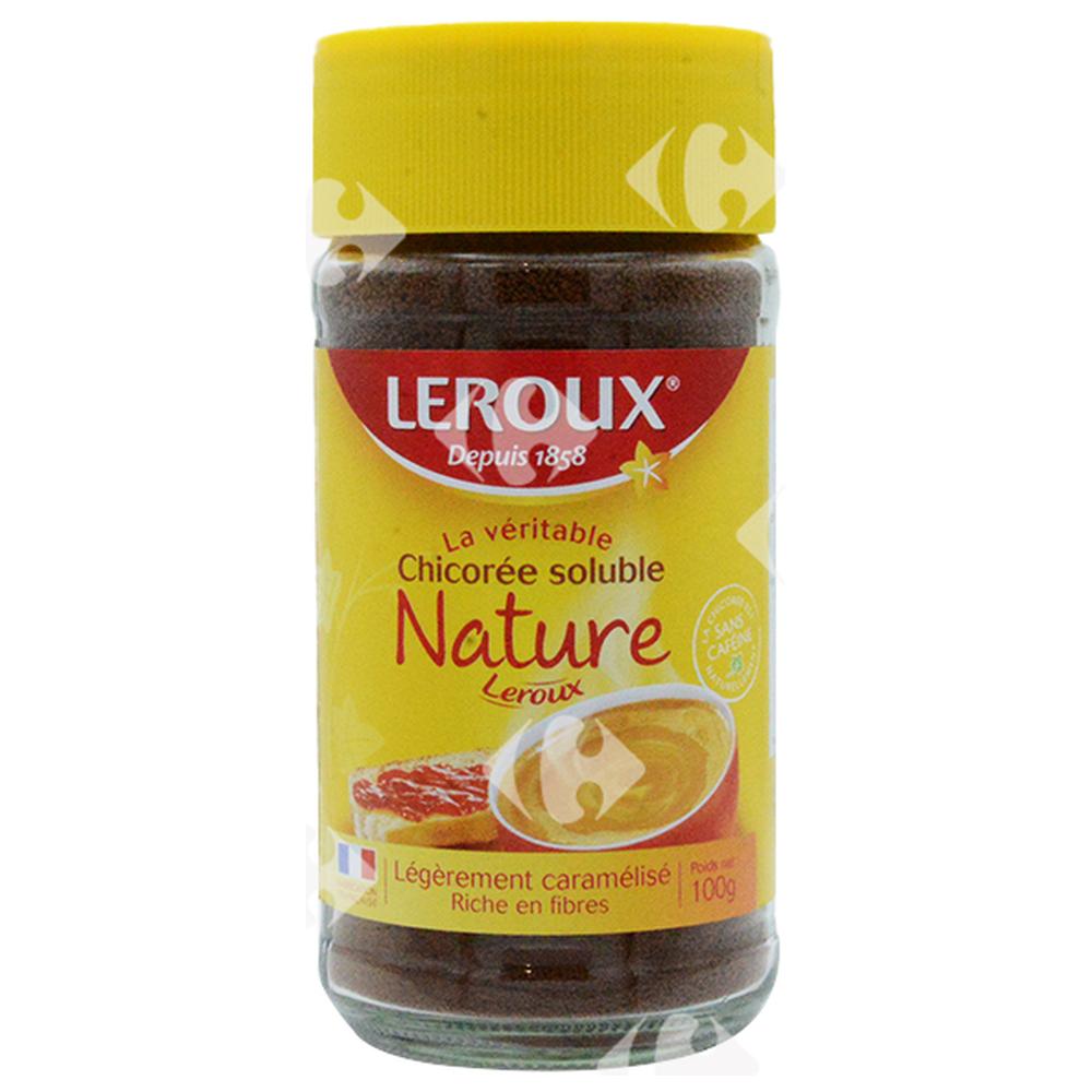 [376477] Café Chicorée Soluble Nature Leroux 100g
