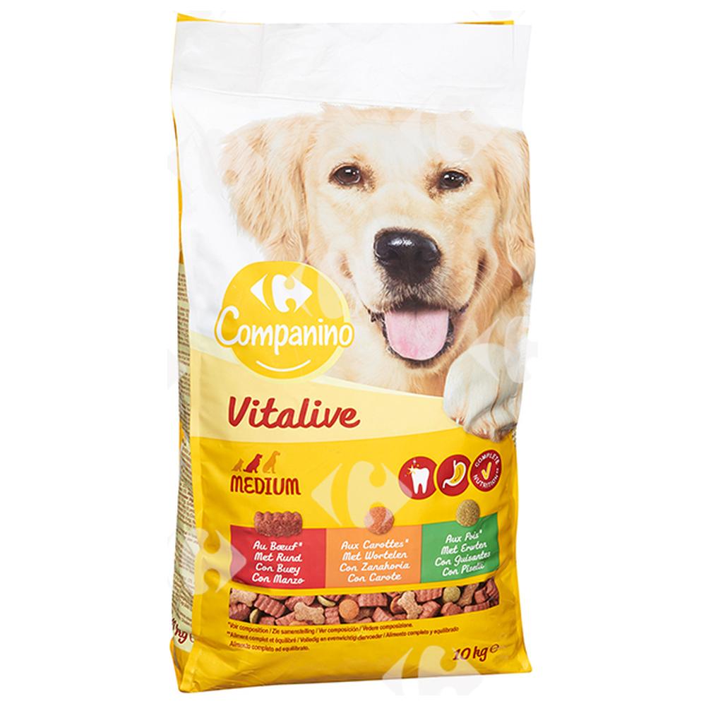 Croquettes pour Chiens Bœuf et Légume Carrefour 10kg