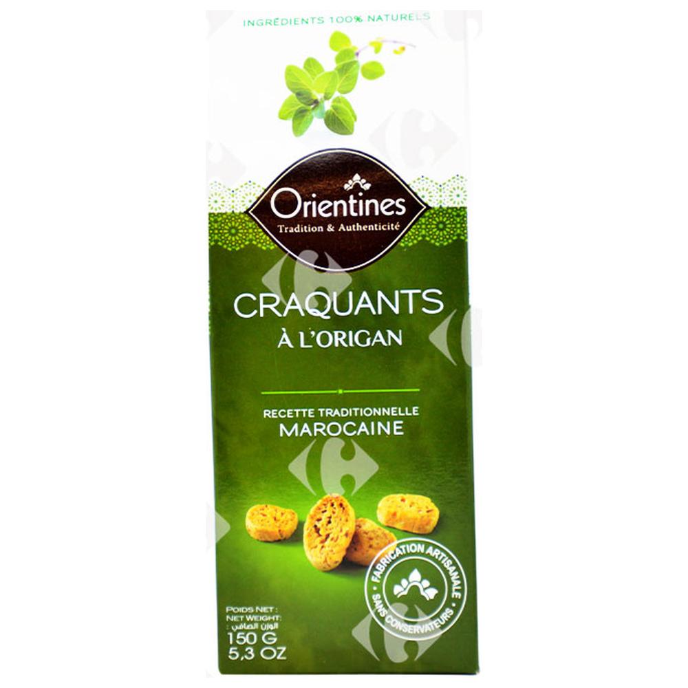 [386952] Craquants à l'Origan Orientines 150g