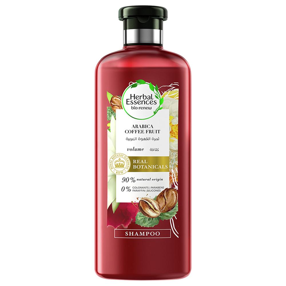 [628457] Shampooing Volume bio Renew au Fruit du caféier d'Arabie Herbal Essences 400ml