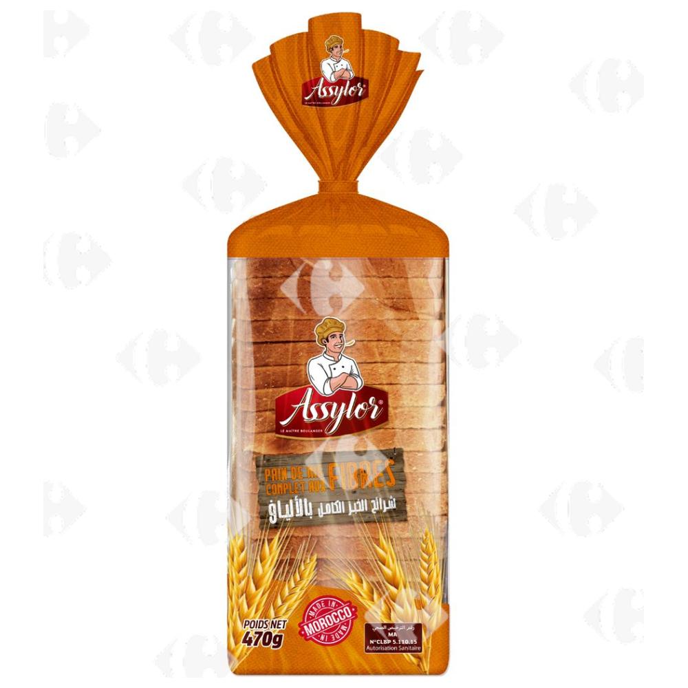 Pain de Mie Nature Extra Moelleux Assylor 19 tranches 470g