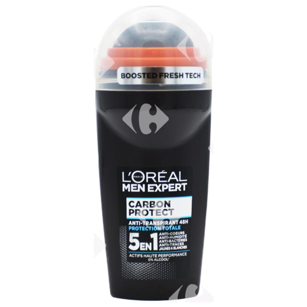 [408598] Roll-On Anti-Transpirant Carbon Protect 5en1 Men Expert 50ml