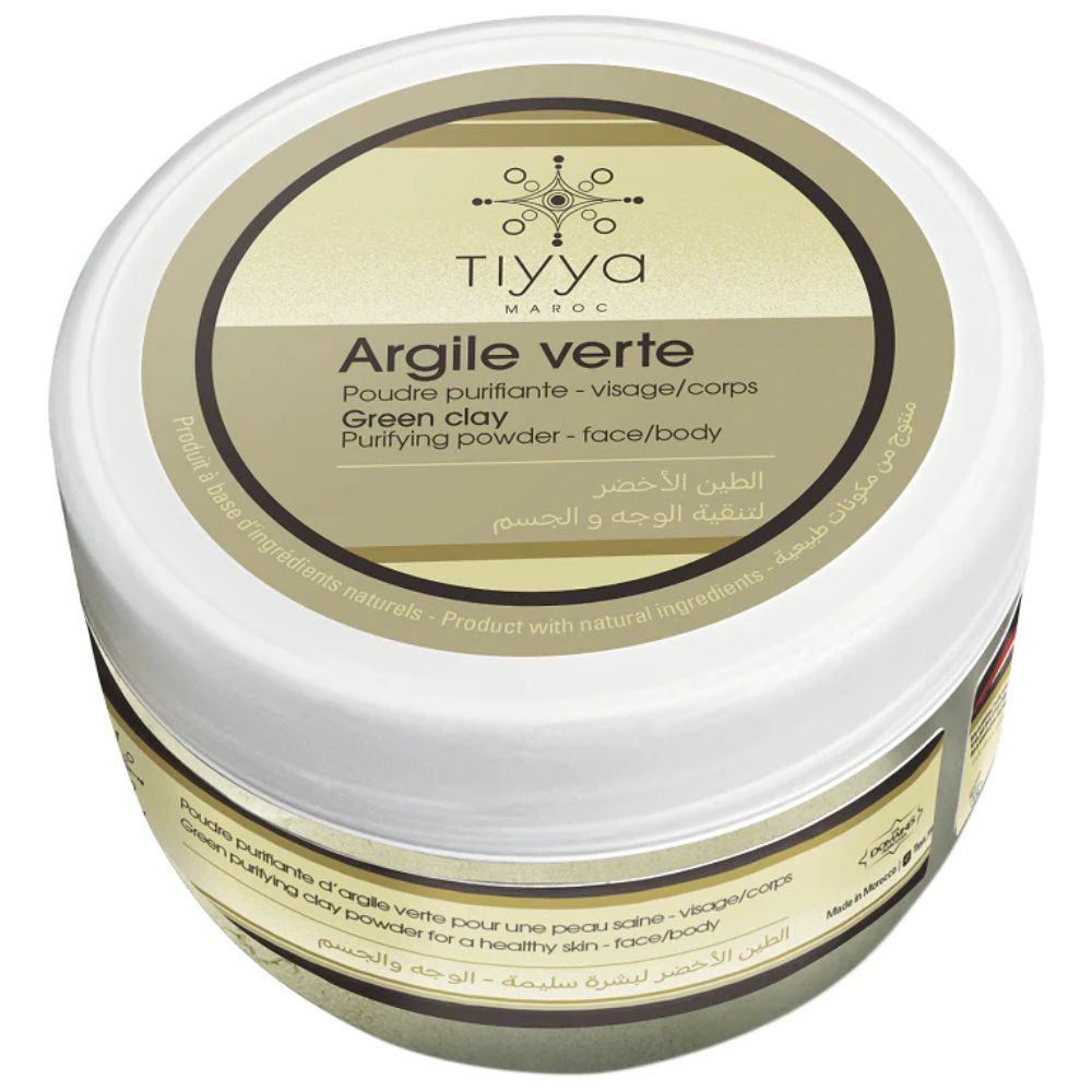 Argile verte en poudre Visage Corps Tiyya 200g