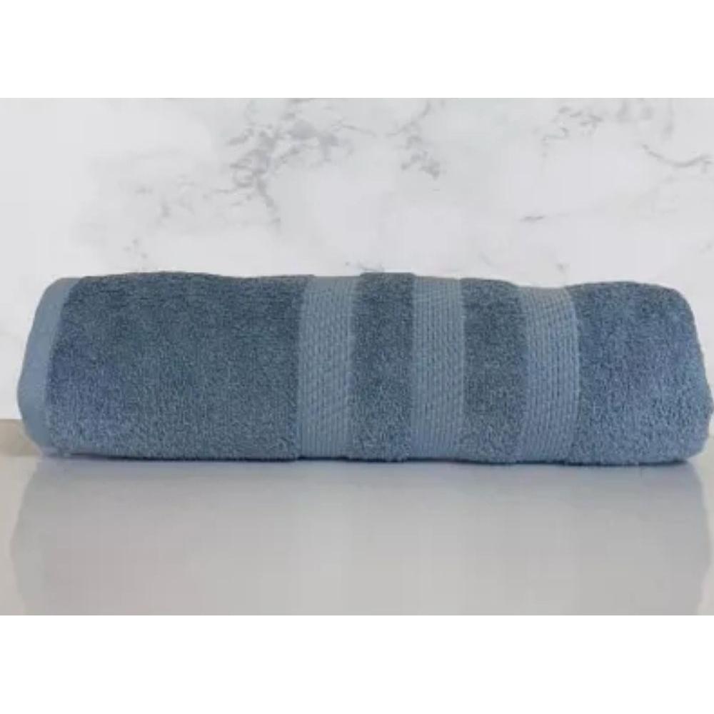 Drap de Bain Taupe Uni Coton Tex Home 100x150cm