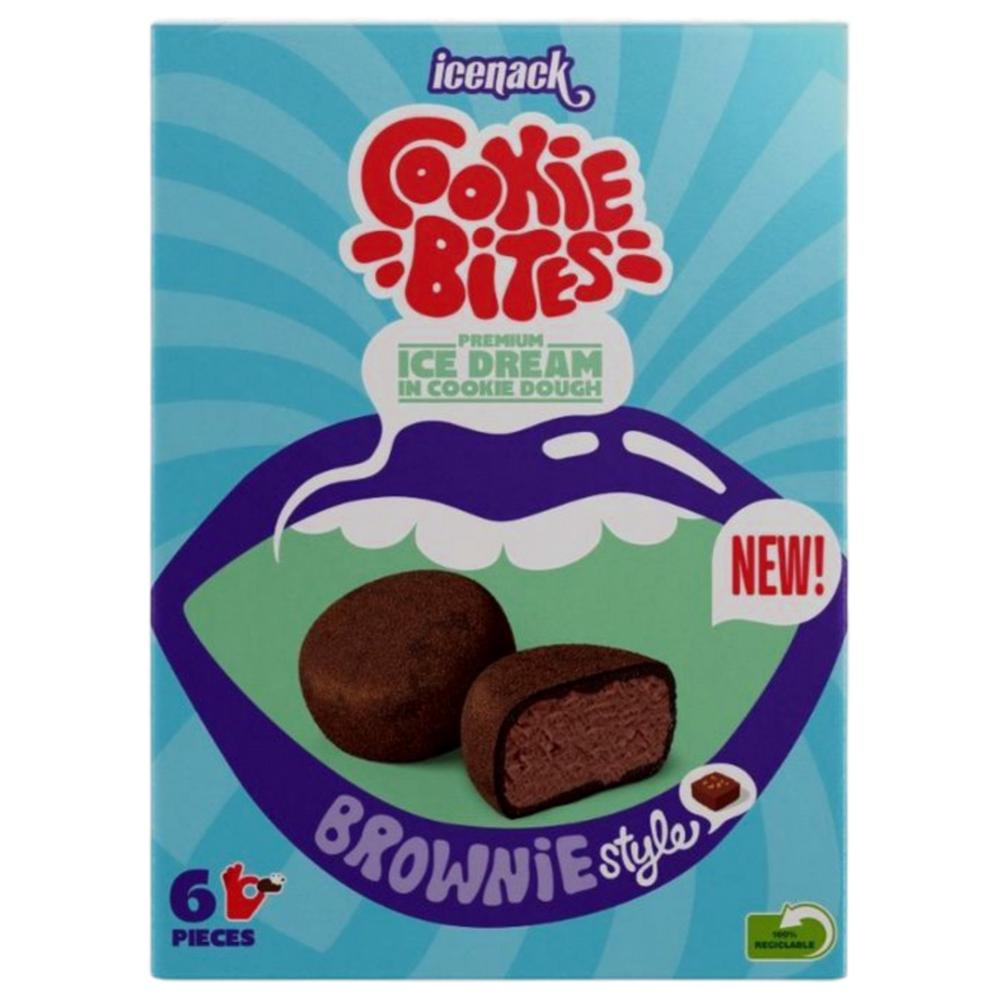 Bites Brownie Icenack 240g 6 pièces.