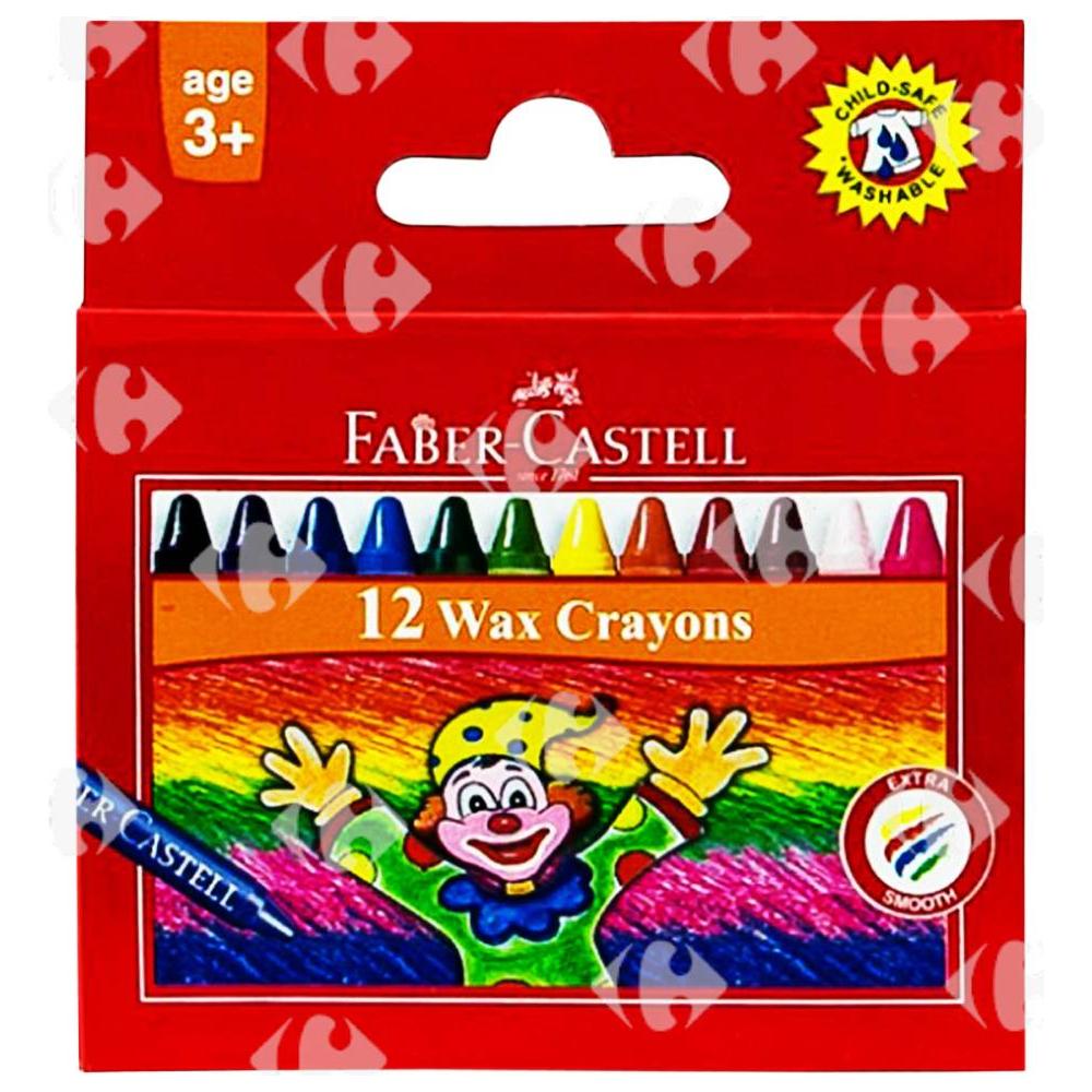 Crayon à cire Petit Modèle Faber Castell 12 unités