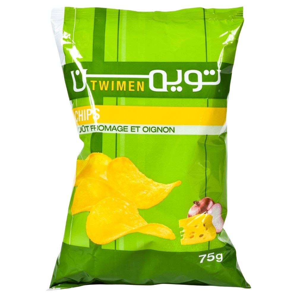 [451529] Chips Fromages Oignon Twimen 75g