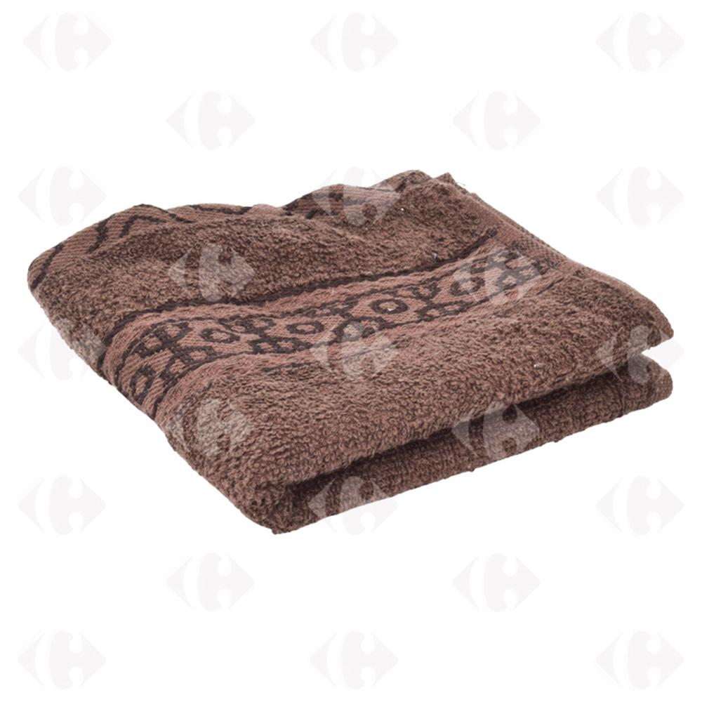 [367035] Serviette Invité Marron 50x30cm.