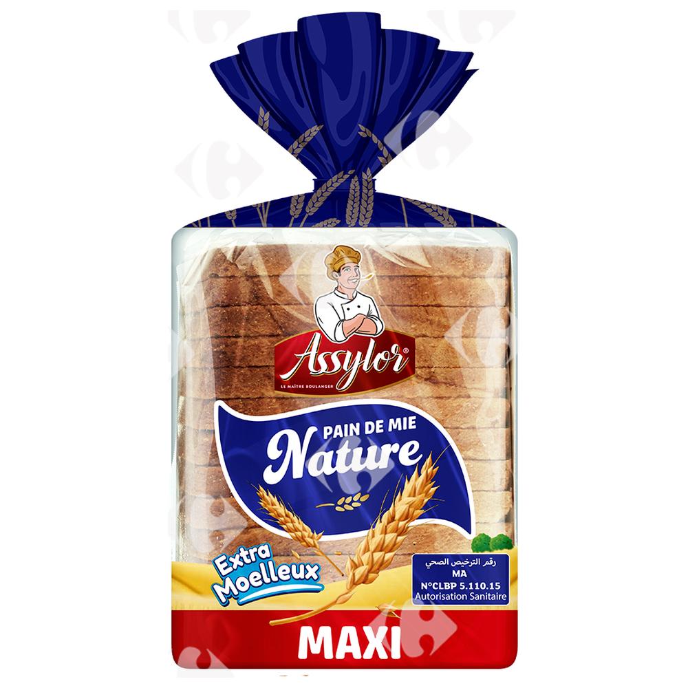 [73222] Pain de Mie Familial nature Assylor 15 tranches 520g.