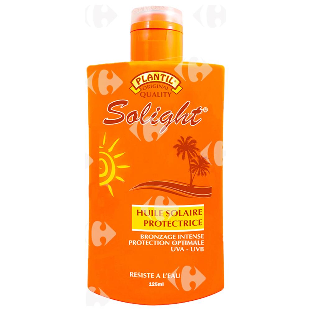 Huile Solaire Bronzante et Protectrice Solight 125ml.