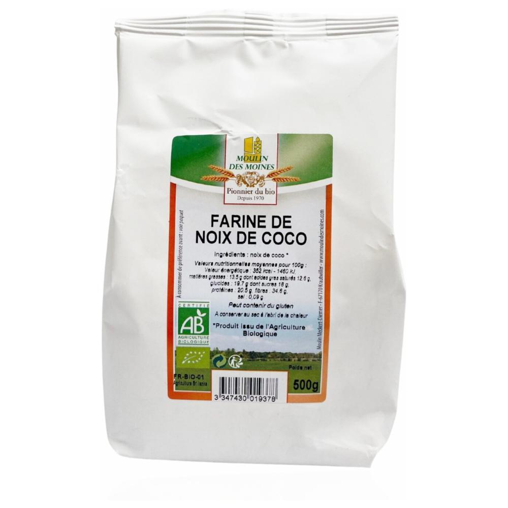 [713991] Farine de Coco Bio Moulin Des Moines 500g.
