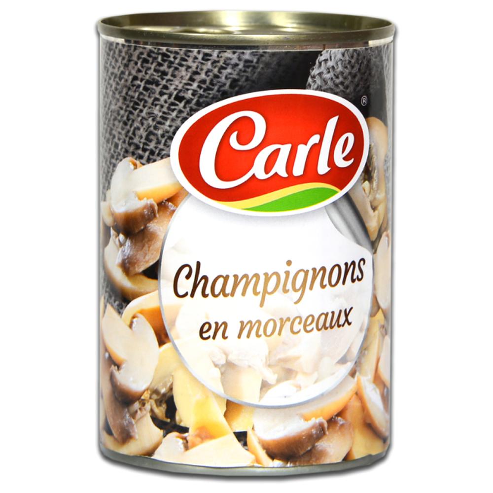 [148907] Conserve de Champignons en Morceaux Carle 400g