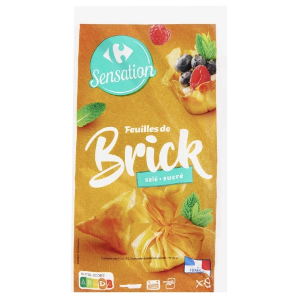[704887] Feuilles de Brick Carrefour Sensation 136g 8 unités