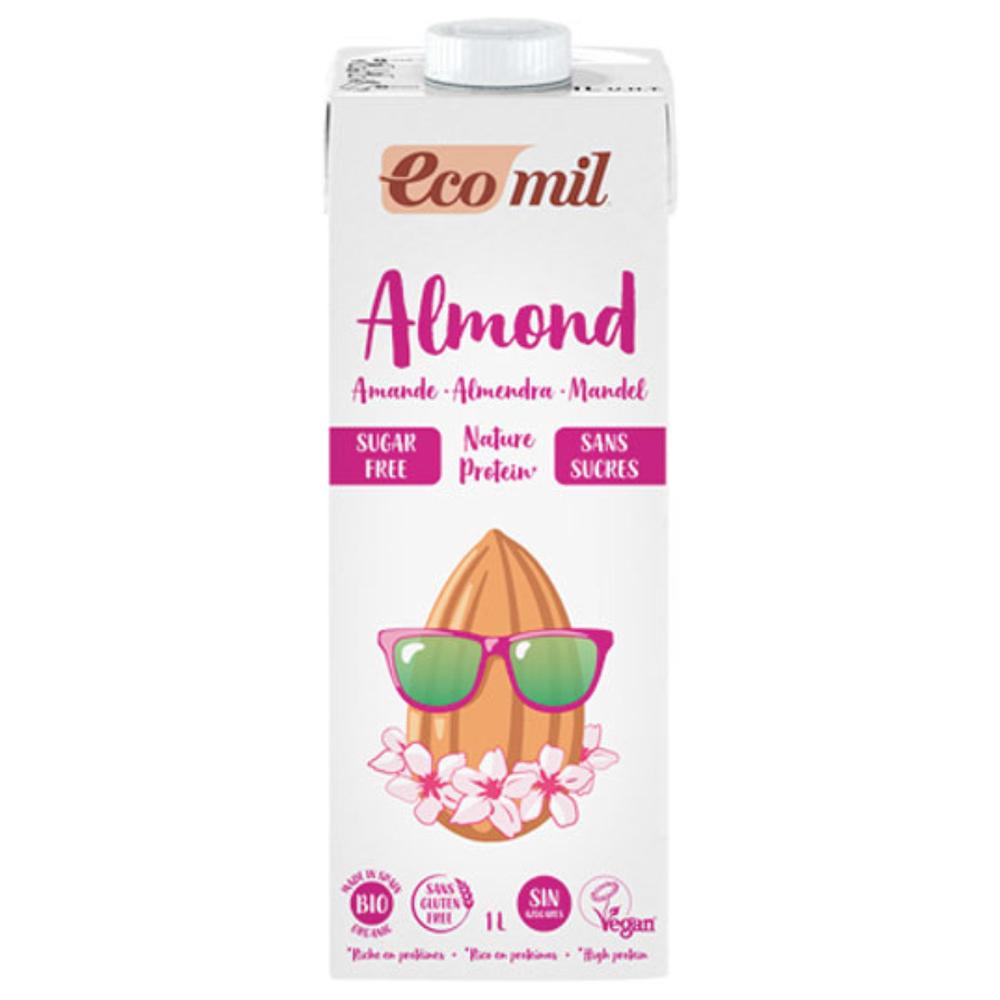 [713683] Boisson Amande Protéinée sans Sucre Ecomil 1L.