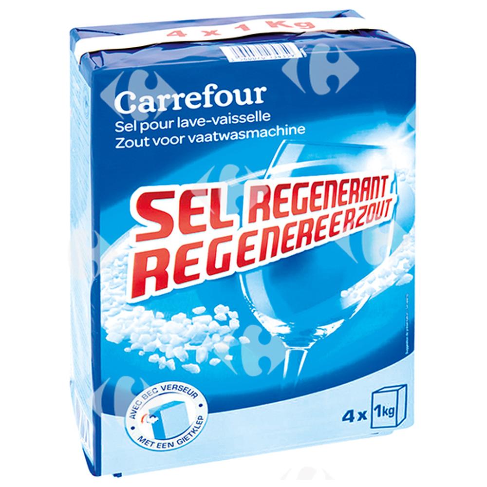 Sel pour Lave Vaisselle Carrefour 4x1kg