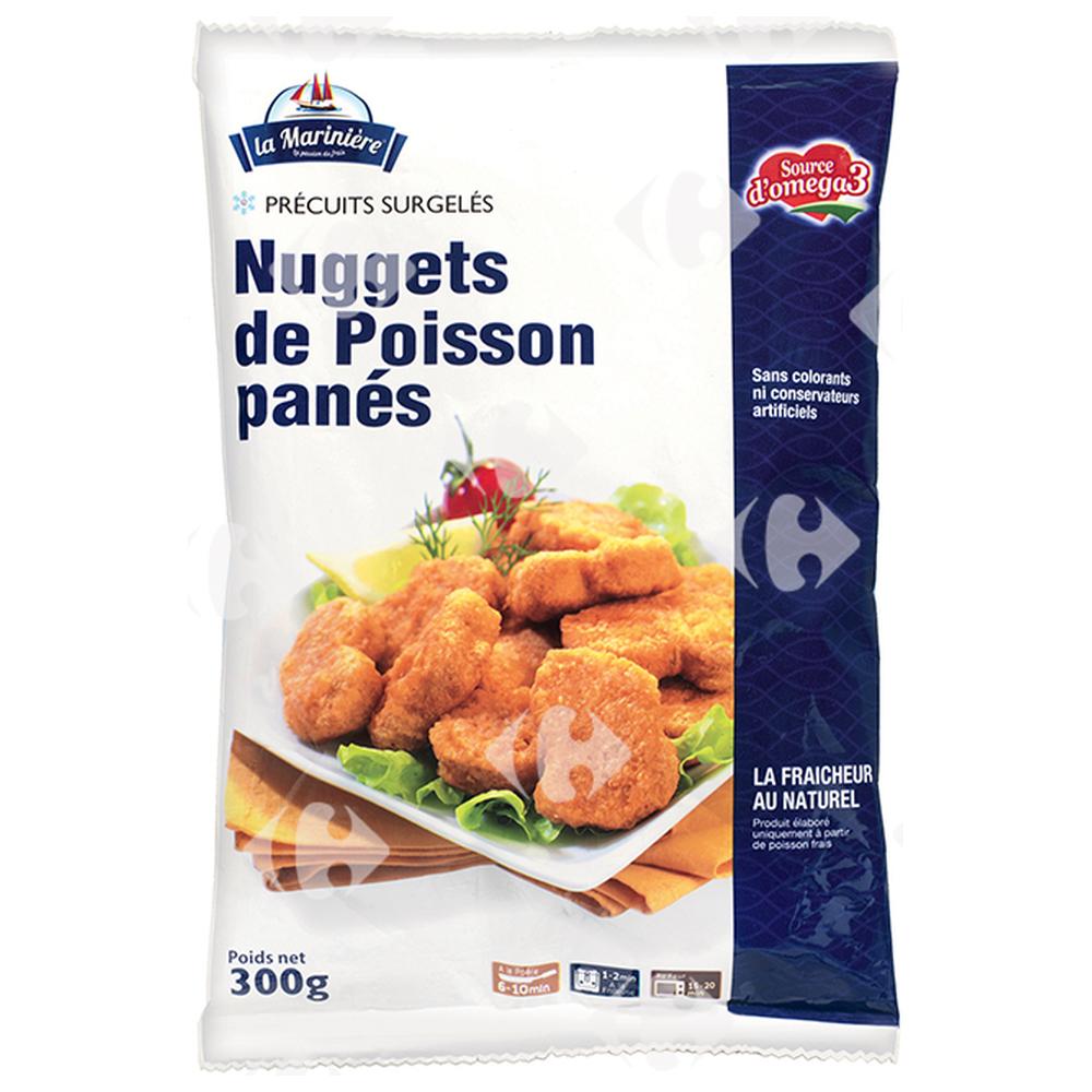 [518085] Nuggets de Poissons Panés Nature la Marinière 300g.