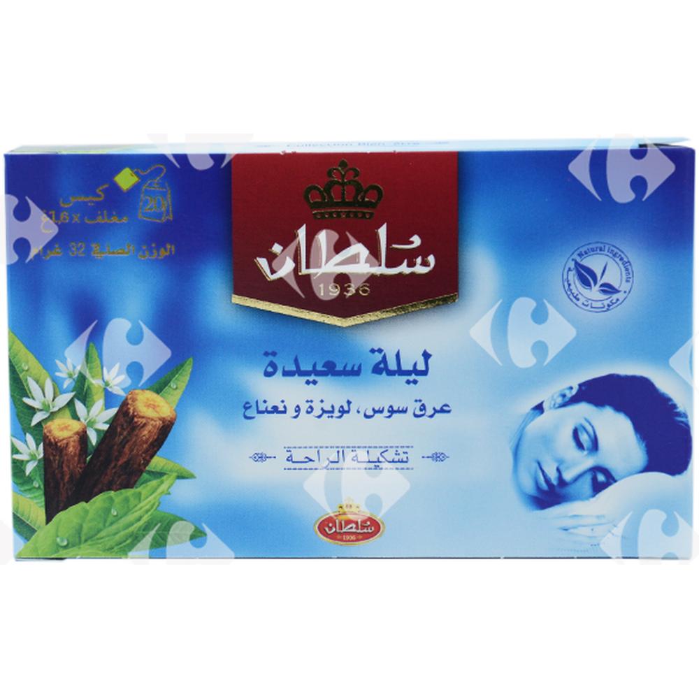 Infusions en Sachets Bonne Nuit Sultan 20 sachets.