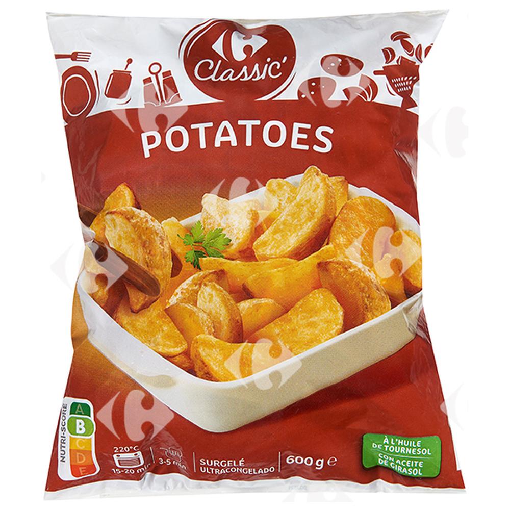 Potatoes Légèrement Épicées Carrefour 600g