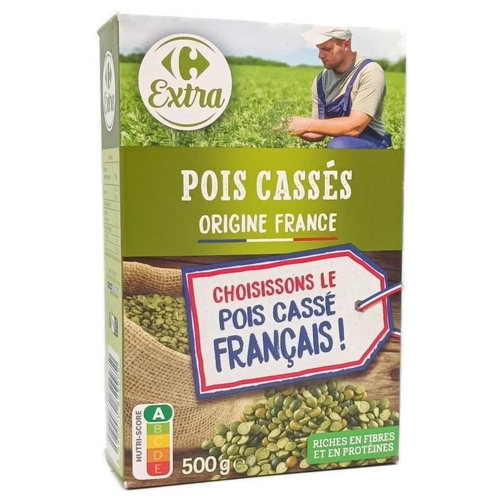 [644075] Pois Cassés Carrefour Extra 500g.