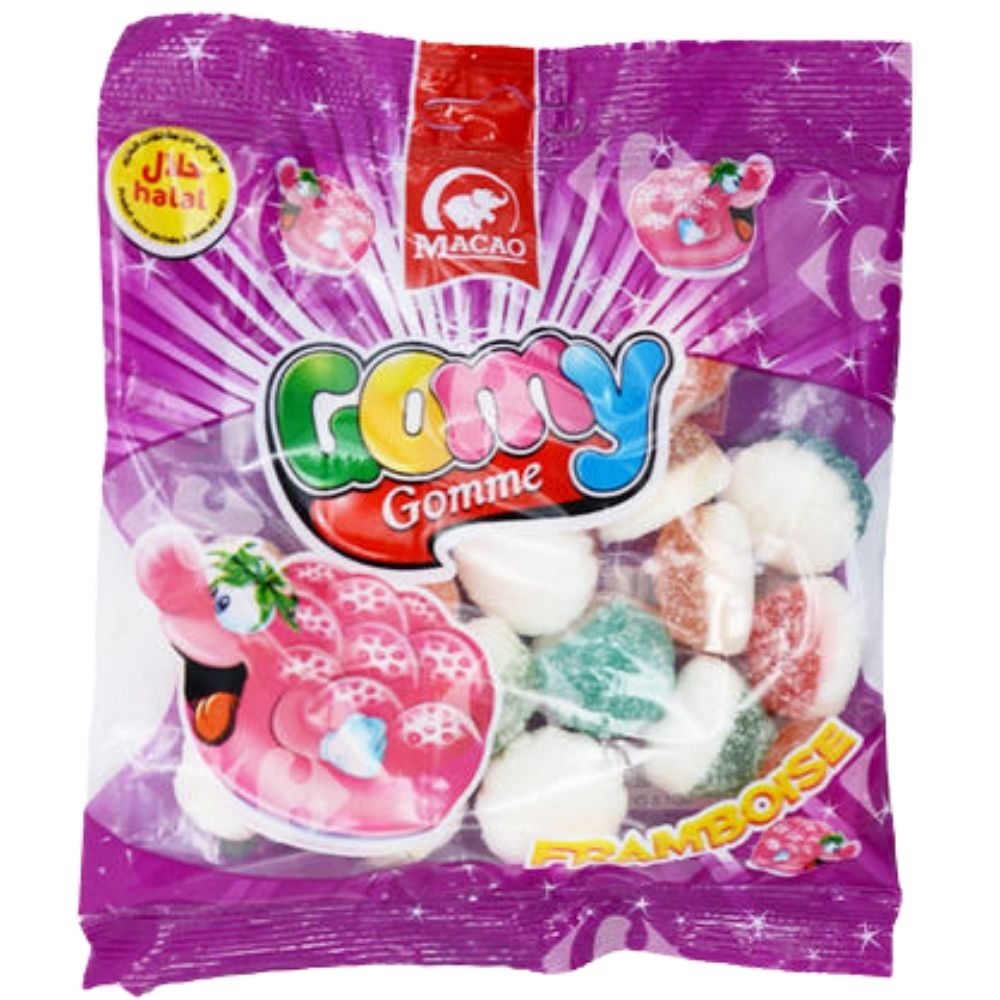Gommes Framboise Gomy Macao 100G