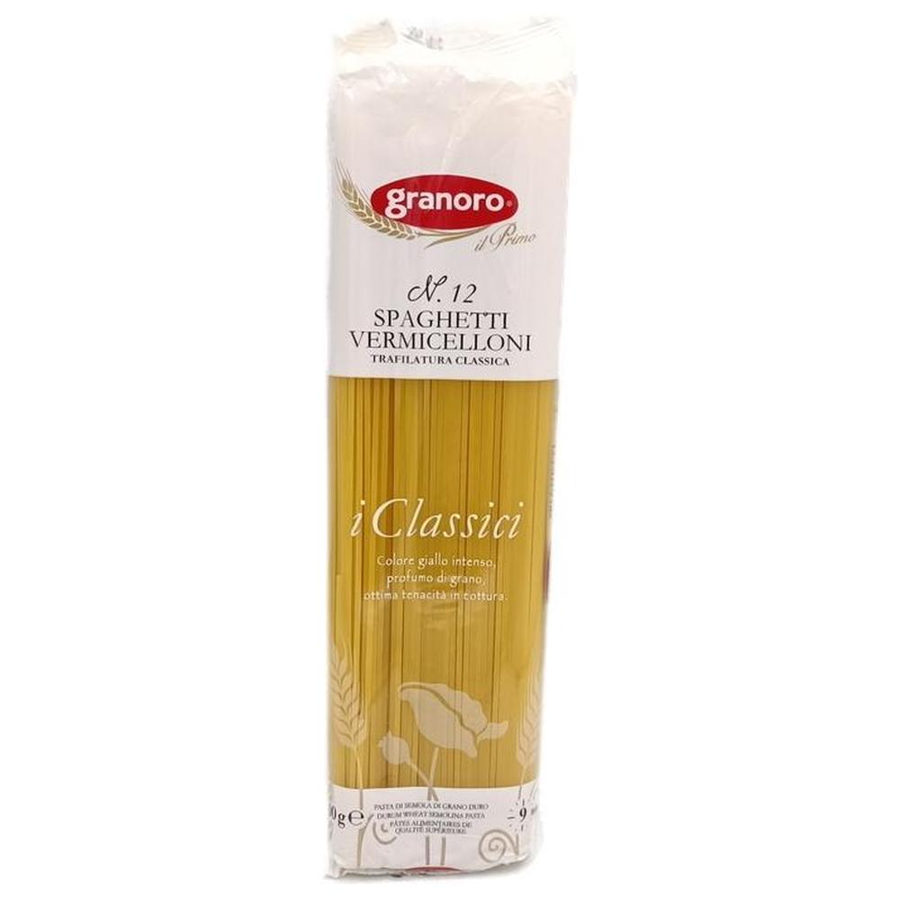 Spaghettis Vermicelloni N°12 Granoro 500g.