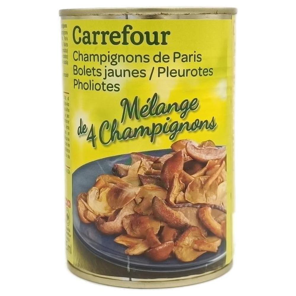 Mélange de 4 Champignons Carrefour 400g.
