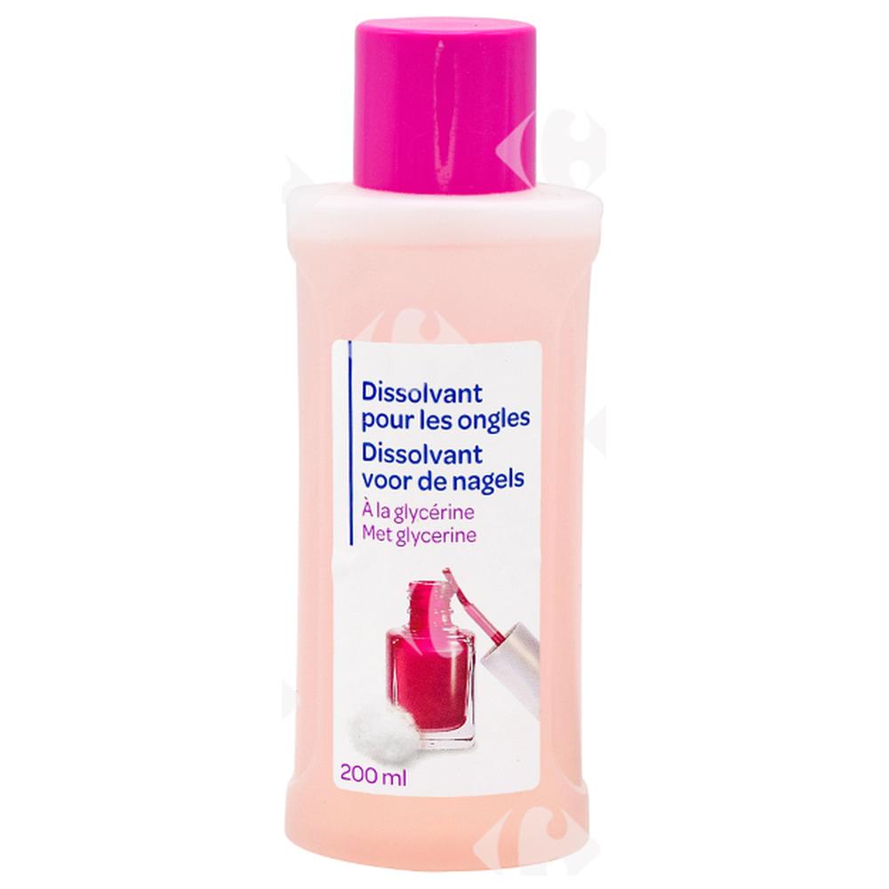 [171366] Dissolvant à La Glycérine Carrefour Blanc 200ml.