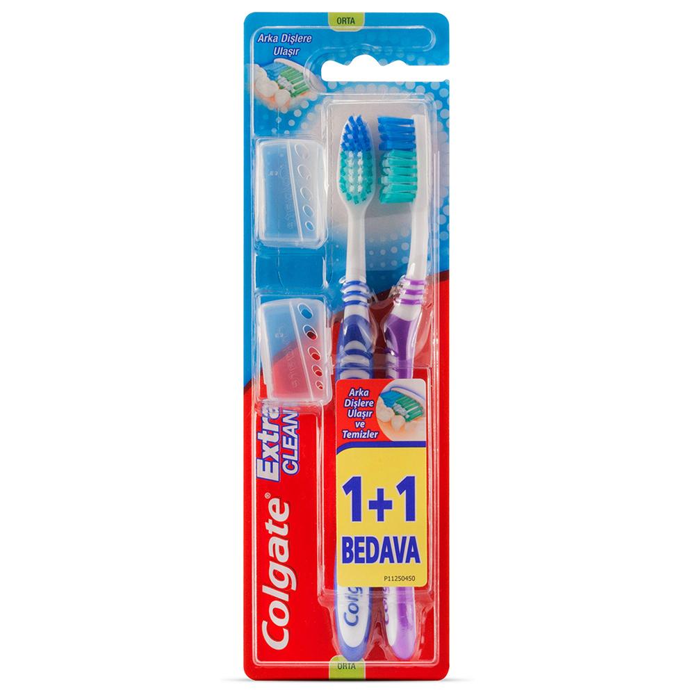 Brosse à Dents Extra Clean Colgate 1+1.
