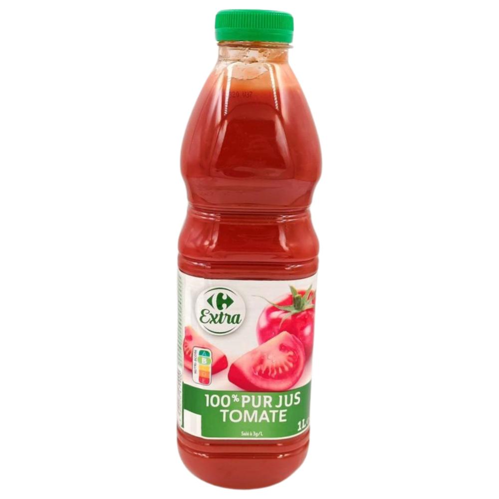 Pur Jus de Tomate Carrefour 1L.