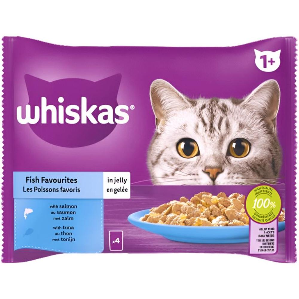 [718878] Pochon pour Chat Adulte Fish Whiskas 4x85g