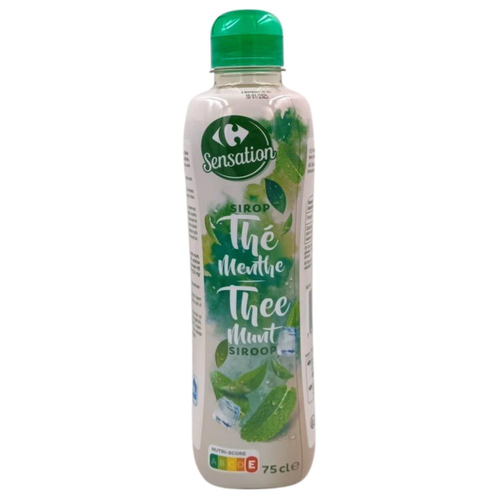 Sirop de Thé Menthe Carrefour Sensation 75l.