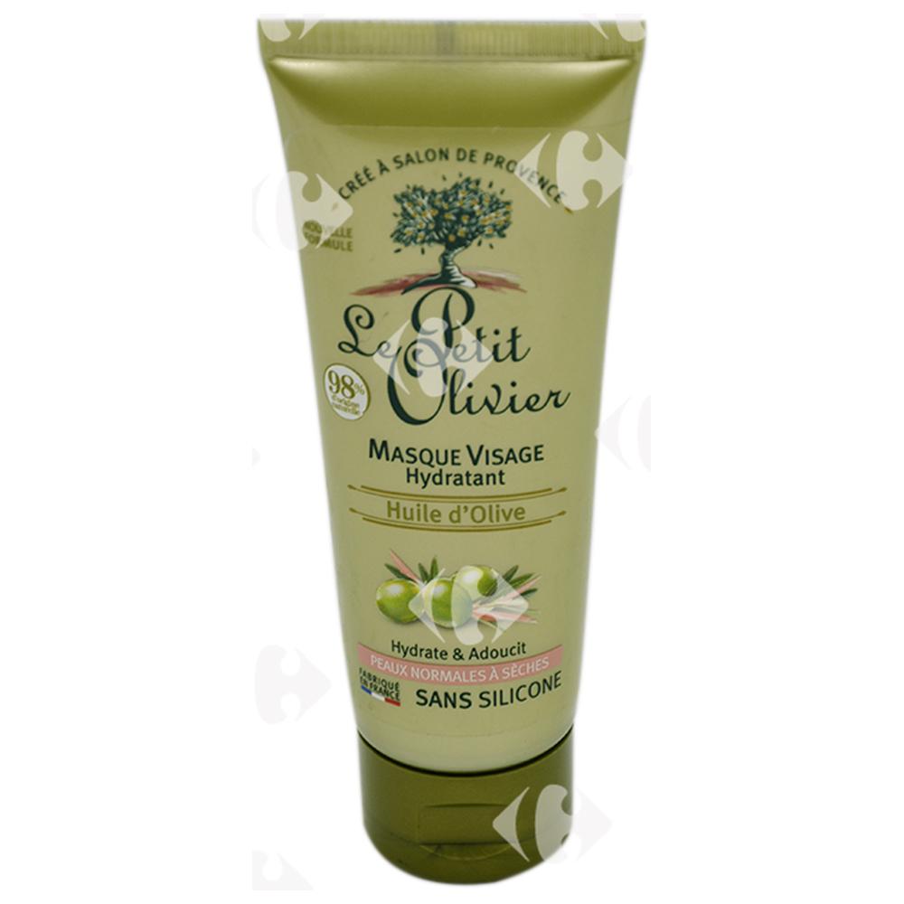 Masque Visage Olive Peau sèche et sensible Le Petit Olivier 75ml