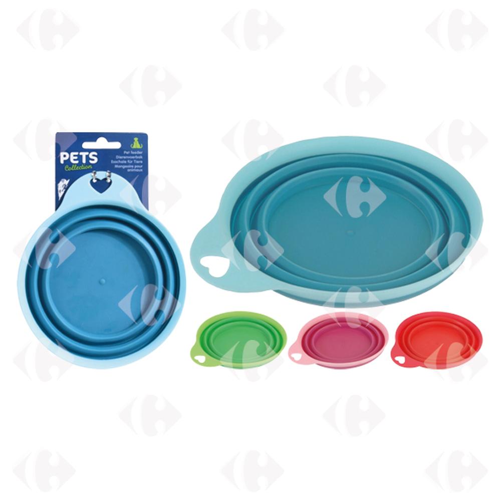 Mangeoire Pliable pour Animaux (couleur aléatoire)