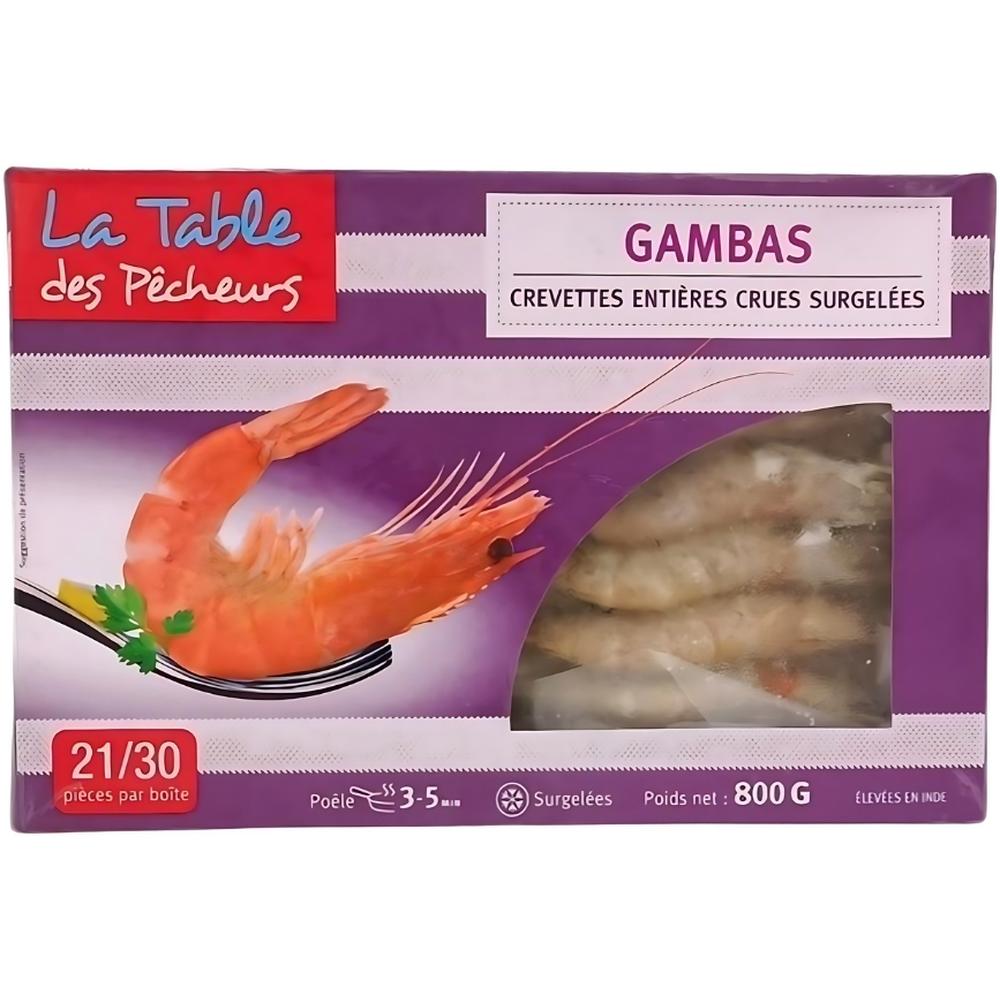 Gambas 21/30 La Table des Pêcheurs 80g