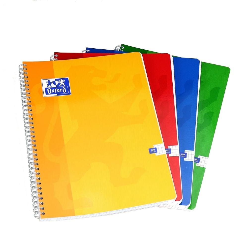 Cahier Spiral Color Life 180 pages Petits Carreaux 21x29,7cm