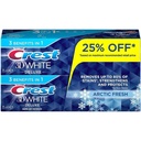 Pack Dentifrice 3D White Arctic Fresh Crest 2x75ml