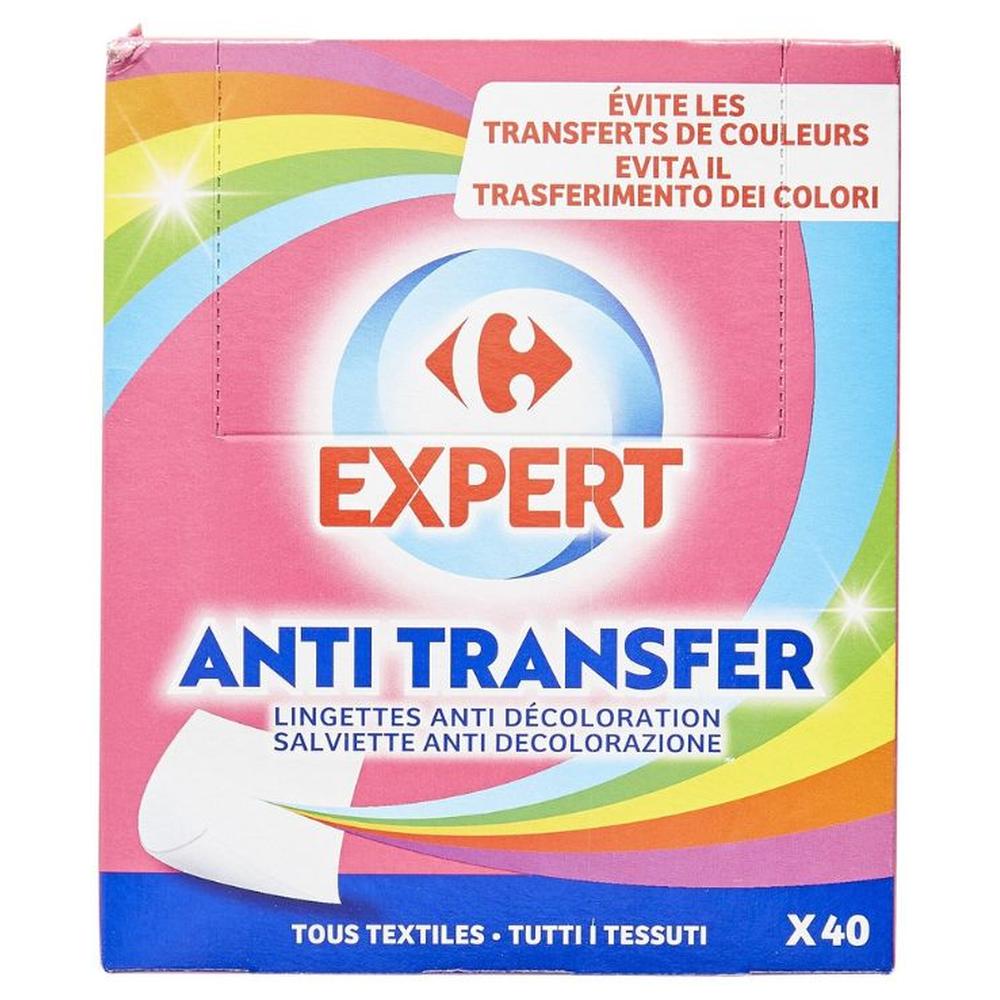Lingette Anti-Décoloration Carrefour Expert 40 unités
