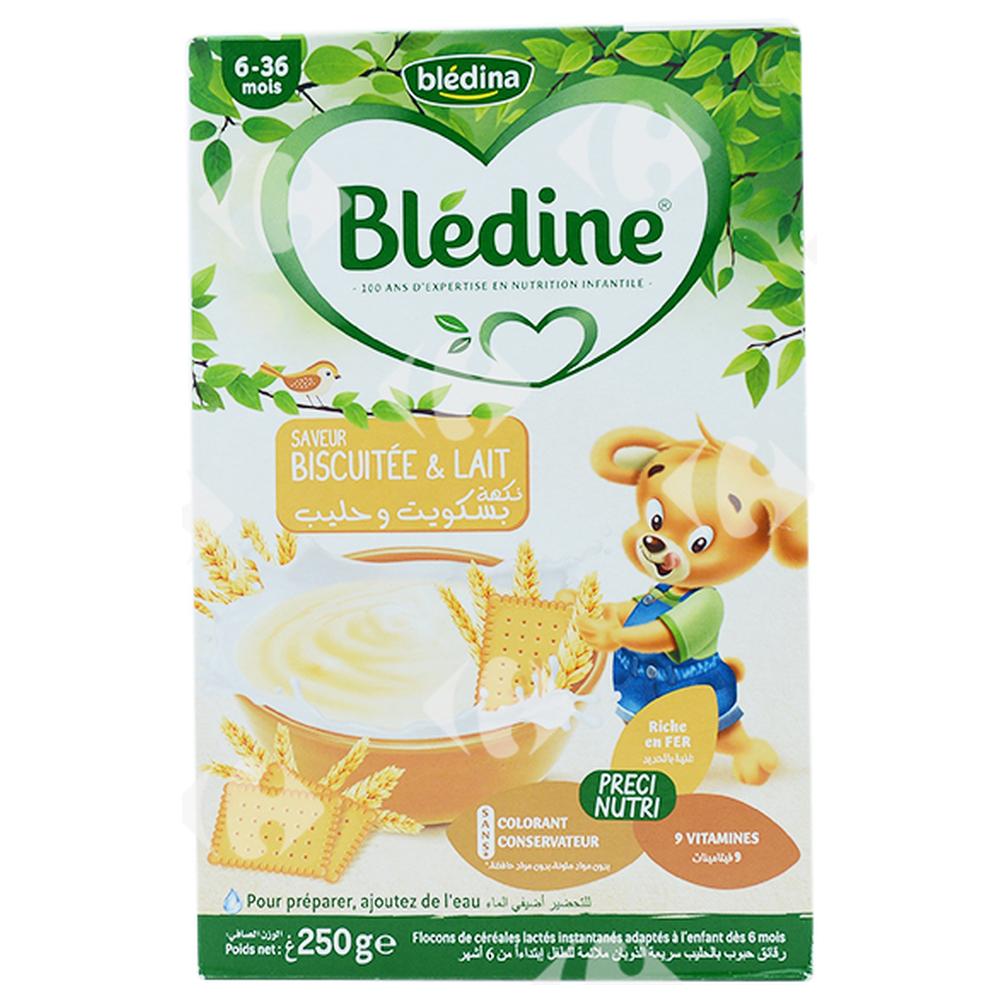 Farine Lactée pour Bébé Biscuits au Lait Blédina 250g.