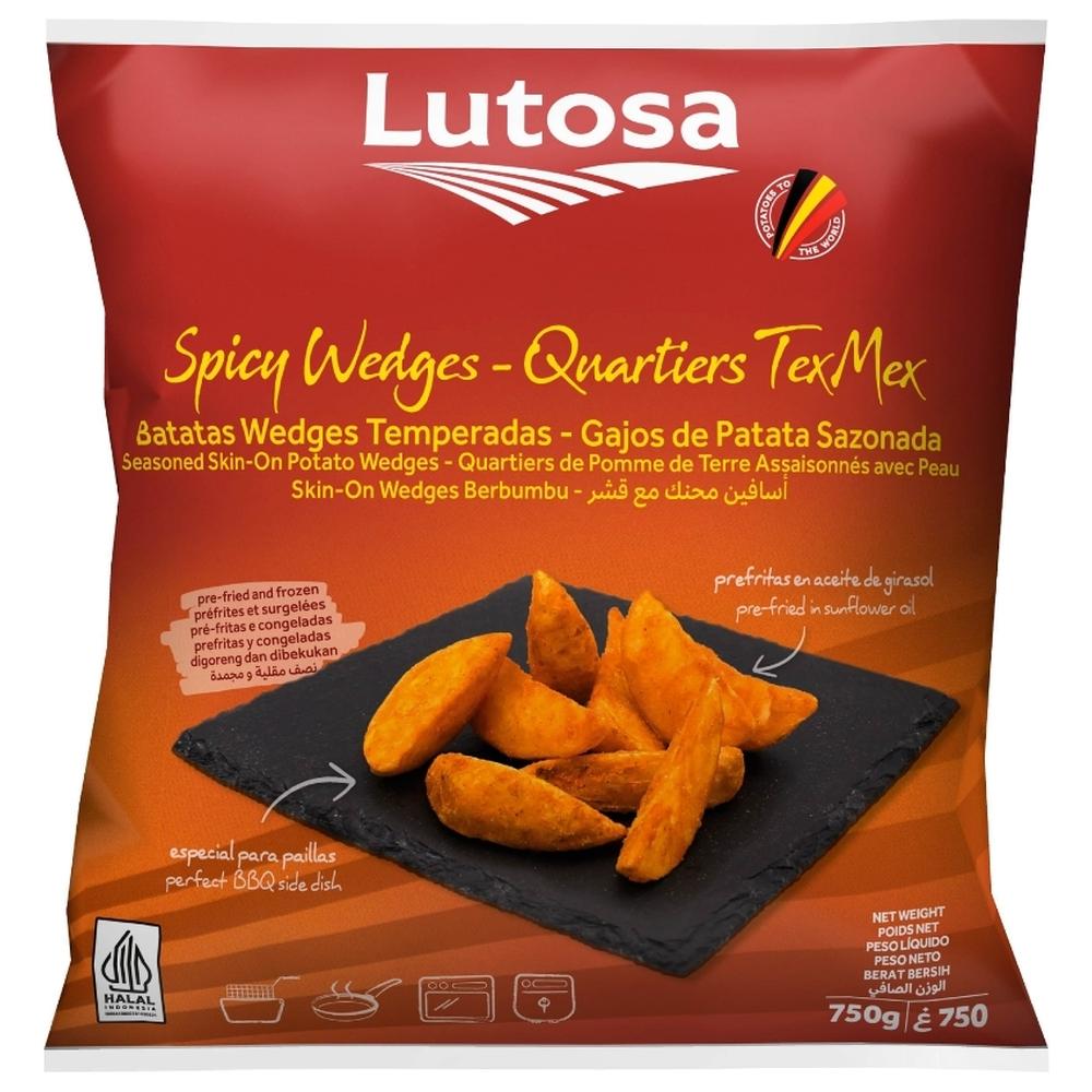 Pommes Spicy Wedges Lutosa 750g