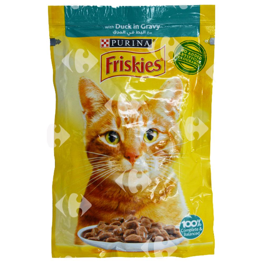 Pâtée Effilé pour Chats Canard Friskies 85g