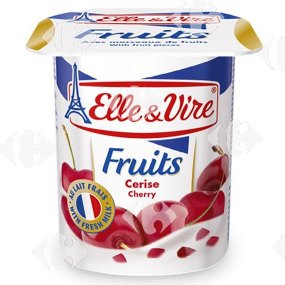 Dessert Lacté Cerise Elle Et Vire 125g
