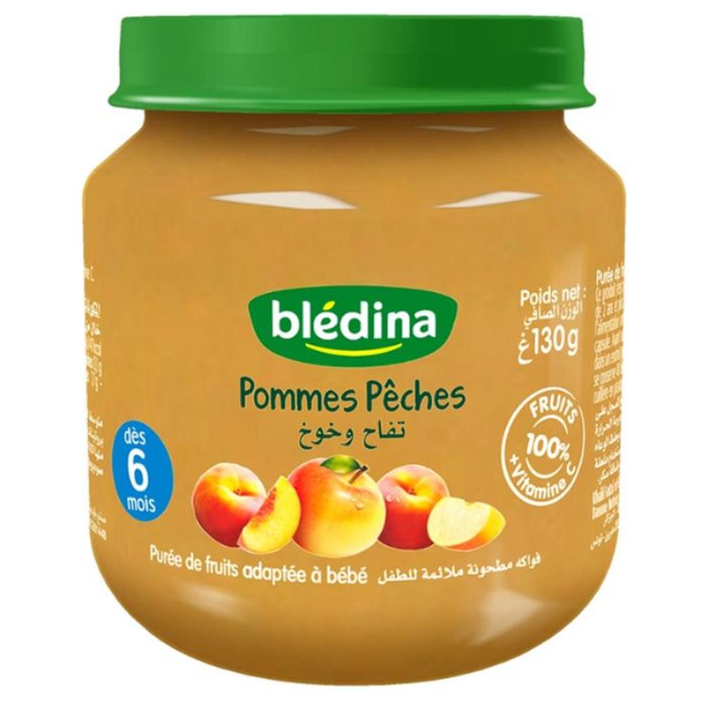 Compote Pommes Pêches Blédina 130g