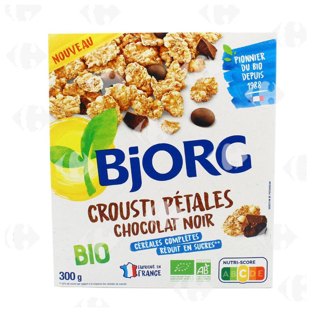 Céréales Crousti Pétales Chocolat Noir Bio Bjorg 300g