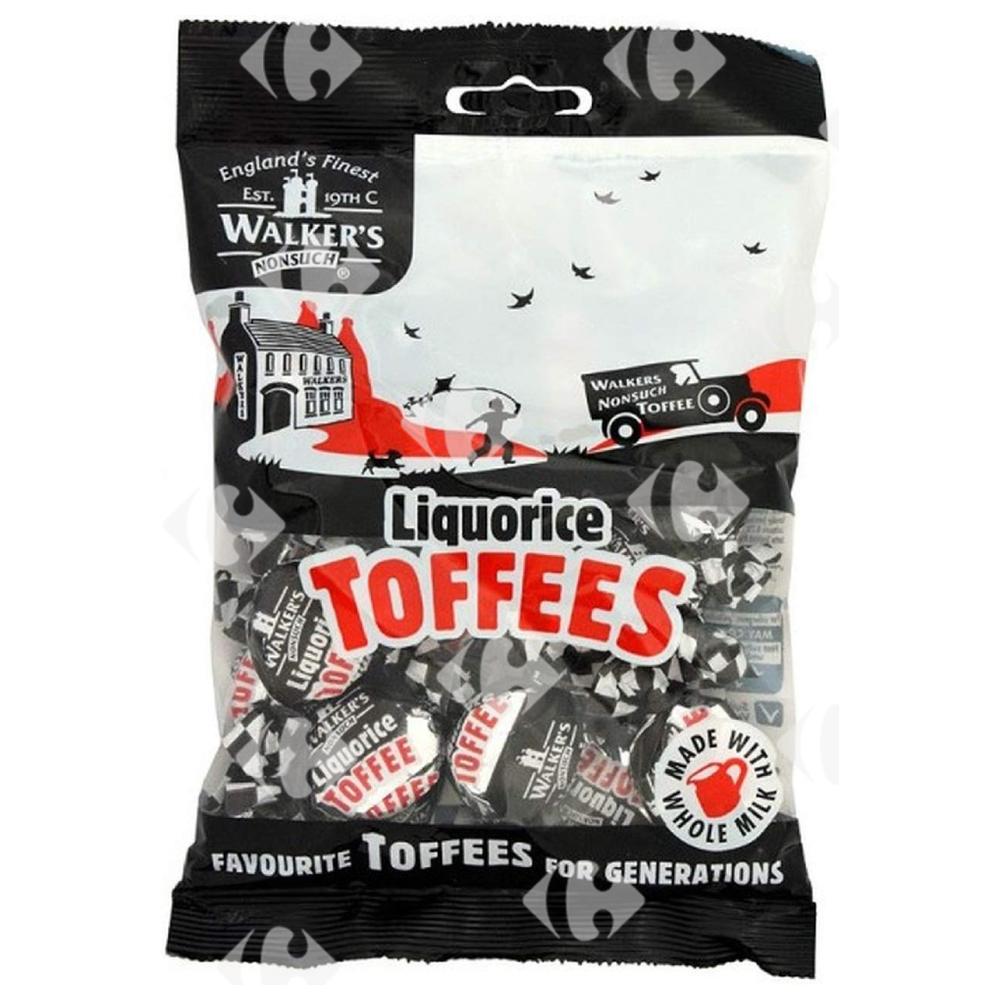 Bonbons Toffees Liquorice Walker'S 150g